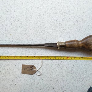 Very long screwdriver , fully refinished and reground ready for use.