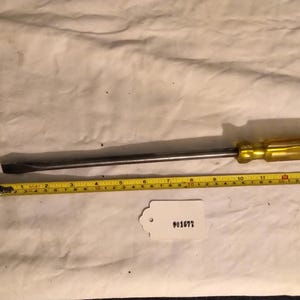 Large screwdriver made for being struck with a hammer marked as being &quot;foreign&quot; in very good conditions and ready for use. [001677]
