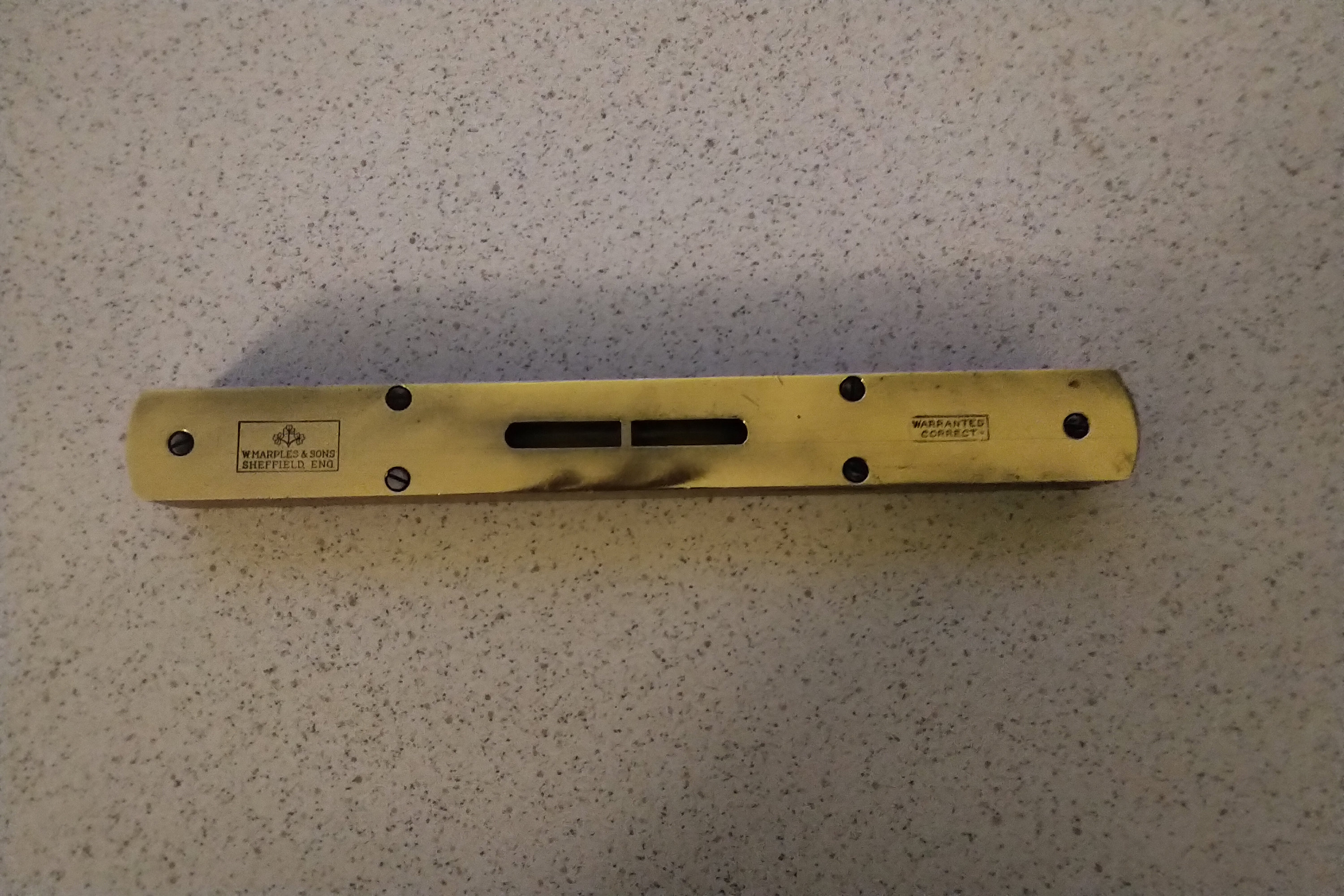 W marples and sale sons spirit level