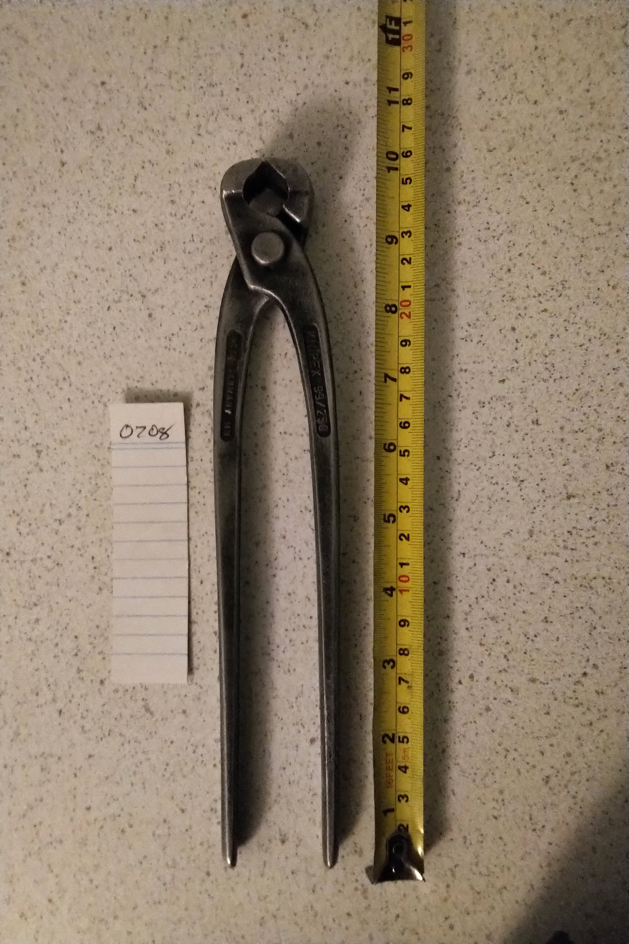 Long wire cutter "Knipex 99/250" made in West Germany In pretty good condition. Cleaned and ready for use.
