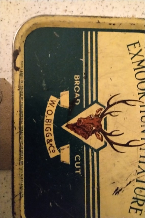 exmoor hunt tobacco Decorative Tin 