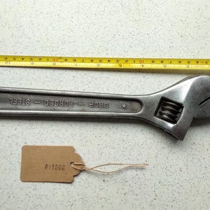 Crescent style adjustable wrench by Zerem of Germany in excellent condition. Cleaned, freed and ready for use. [001508]