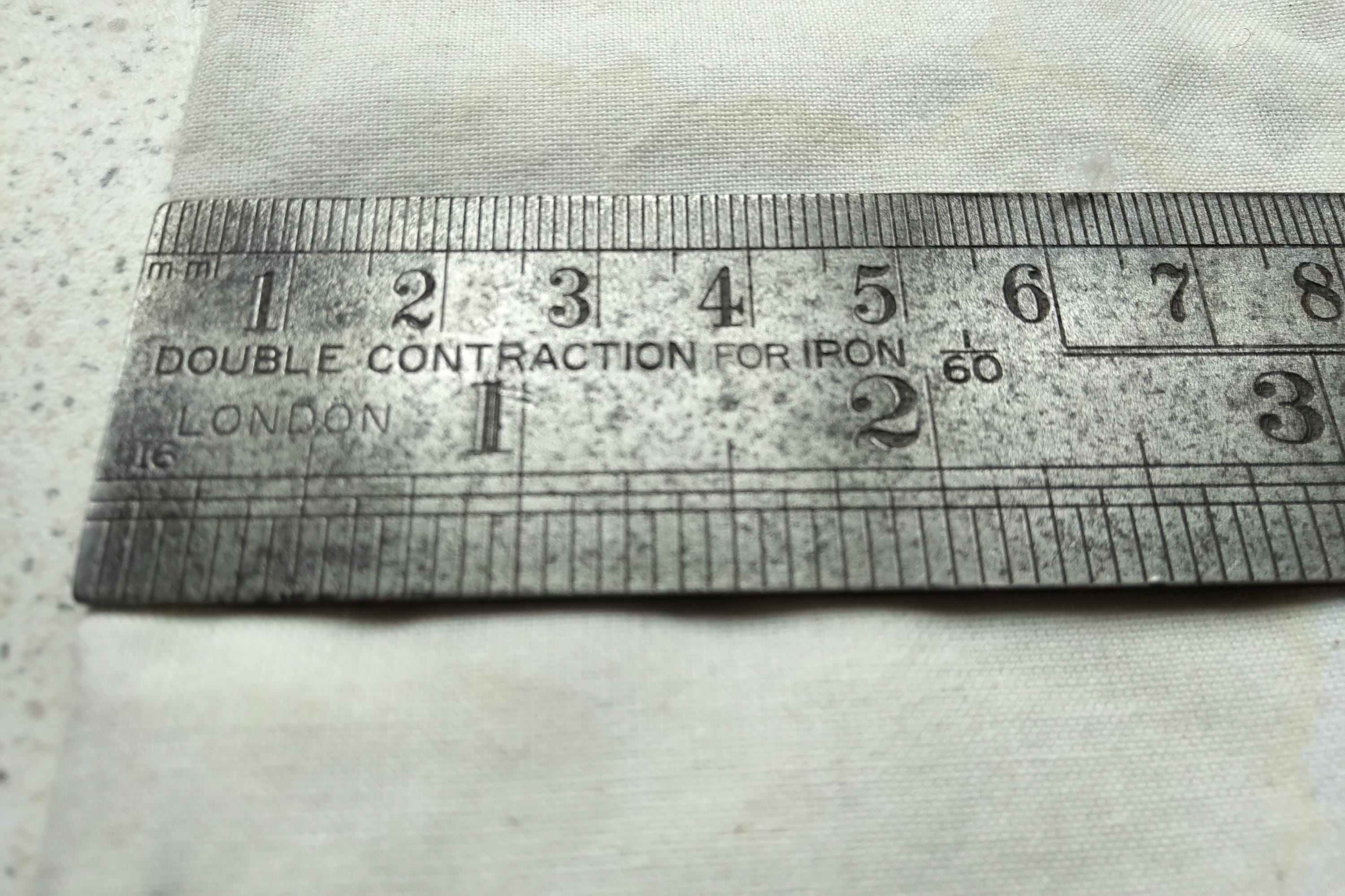 2 Foot Double Contraction Ruler by J Rabone & Sons. Cleaned and Ready ...
