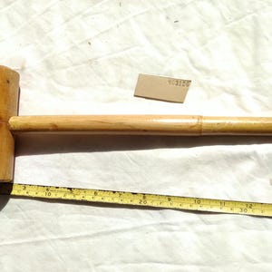 round headed mallet used for metal forming cleaned and ready for use.[003126]