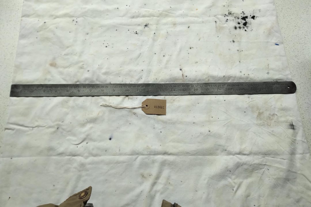 2 Foot Double Contraction Ruler by J Rabone & Sons. Cleaned and Ready ...