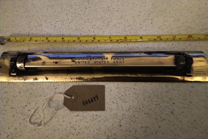 Usafa Ruler US Army Air Force Rolling Ruler in Brass, by Cox Stevens Aviation in ...