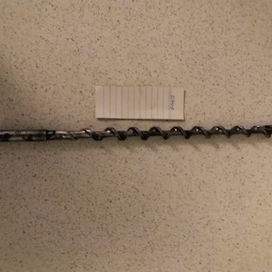 Long (13") Auger bit 5/8" in diameter by RAPID no 9592813 for use with aJacobs chuck. refurbished and sharpened. Ready for use