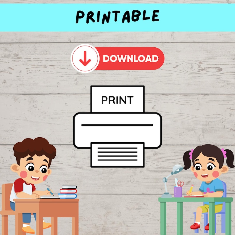 Feuilles d'exercices sur la phonétique pour la maternelle, première année à imprimer, feuilles d'exercices pour apprendre à lire pour les enfants, lecture à imprimer, mots CVC, 20 pages image 7