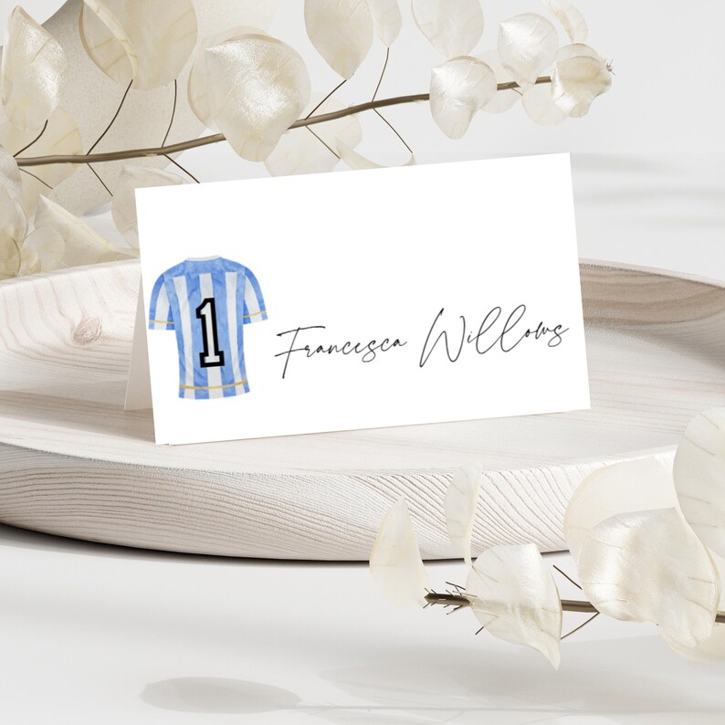 Football Shirt Wedding Table Plan Sign, Personalised Footie Dream Team ...