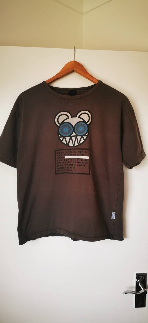 Radiohead original official band t-shirt 90s waste