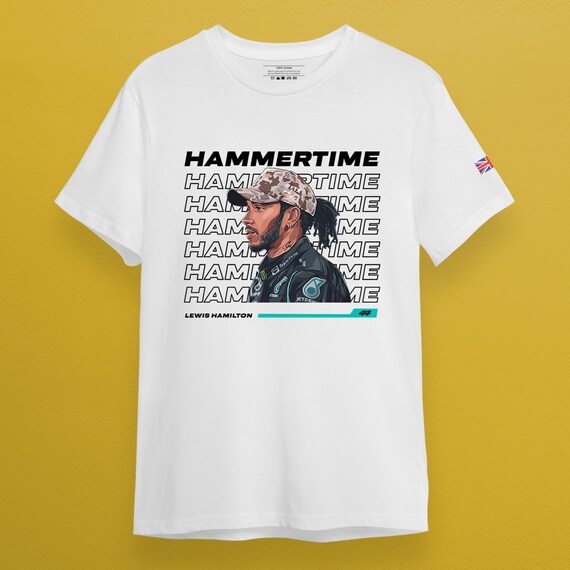 Camiseta Lewis Hamiton Hammertime camiseta Unisex Mercedes F1 Etsy México