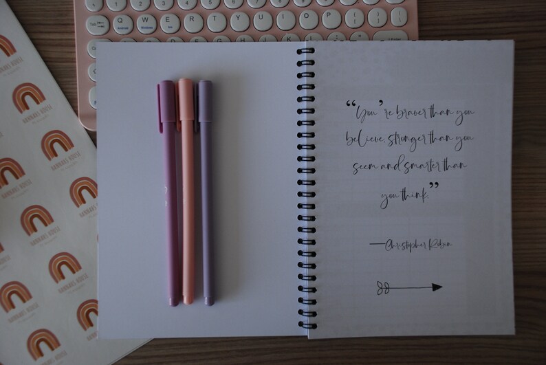 My Teacher Planner 2223 A5 & Black and White Etsy