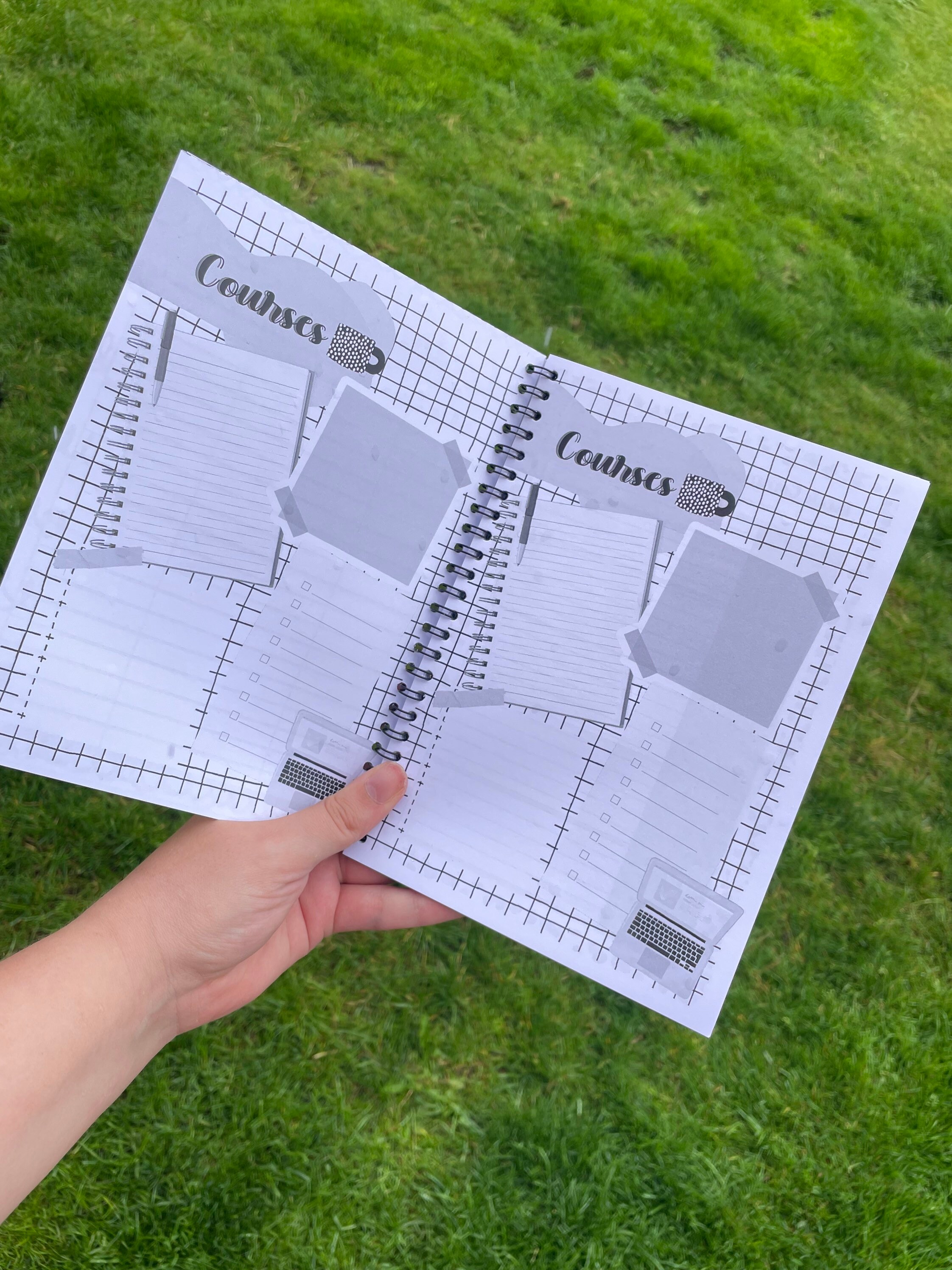 My Teacher Planner 2223 A5 & Black and White Etsy UK