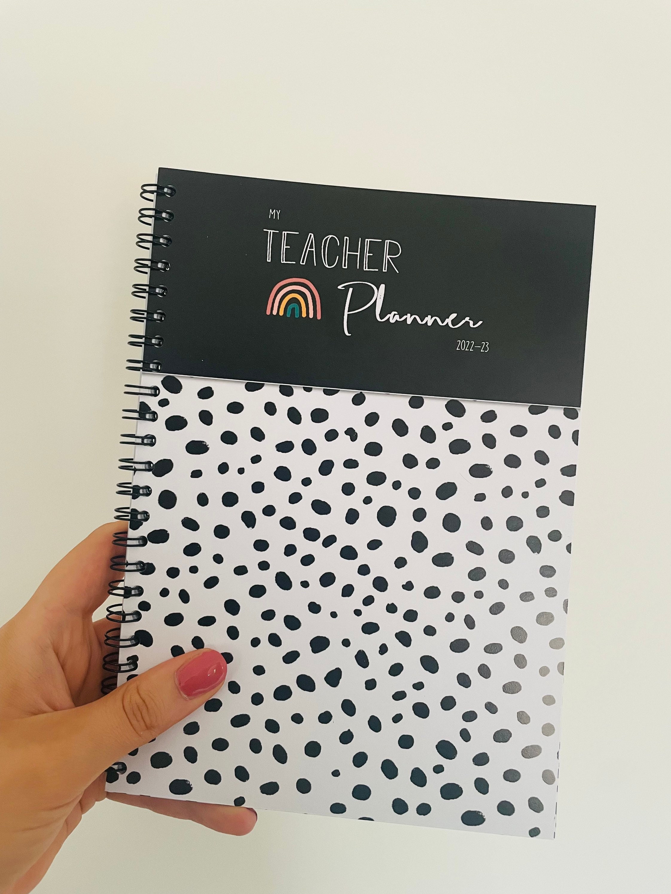 My Teacher Planner 2223 A5 & Black and White Etsy UK