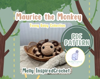 Maurice the No-SEW Monkey Crochet Pattern