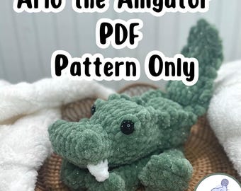 Arlo the Teeny Baby Alligator Crochet Pattern