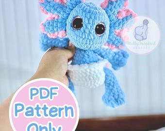 Amaya the Axolotl Crochet Pattern
