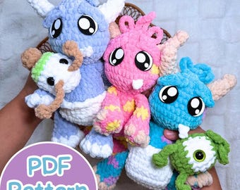 Baby Diaper Monster Crochet Pattern