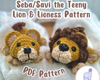Seba/Savi the Teeny Baby Lion Crochet Pattern