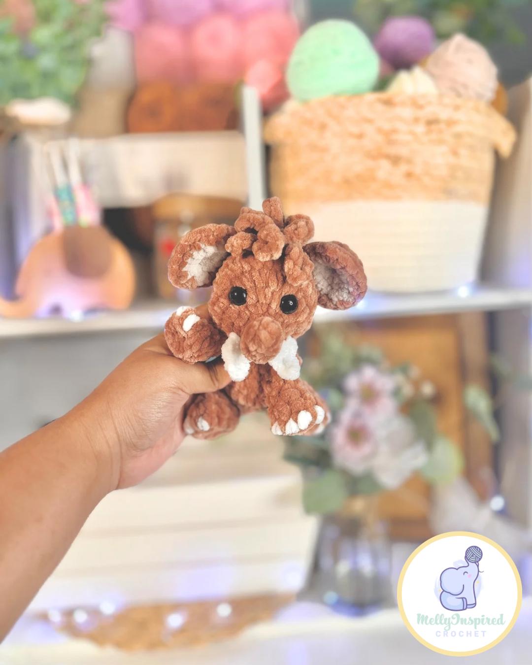 Elizabeth the Mini Elephant Low-sew Crochet Pattern - Etsy