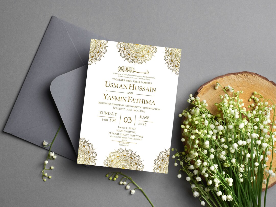 Digital Download, Printable at Home, Printable Wedding Invitation ...