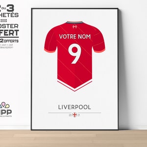 Liverpool shirt met bedrukking outlet