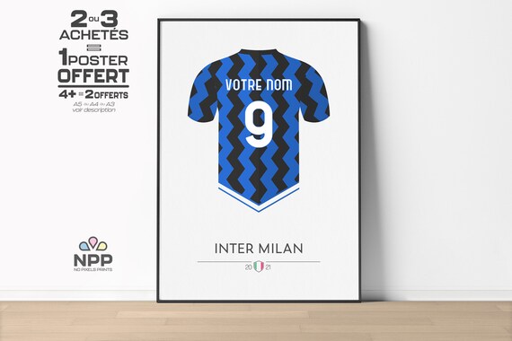 INTER MILANO 20-21 Nome e numero personalizzabili Maglia da calcio