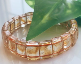Details about   Natural Yellow Citrine Quartz Crystal Gems Carved Fox Bracelet Bangle Gift 3Rows
