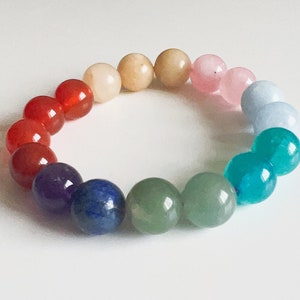 Red Agate Bracelet | Multi Stone Bracelet | Beaded Bracelet | Natural Gemstone Bracelet | Multi Color Bracelet | Mens Gift | Womens Gift