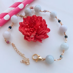 Grade A Jade Bracelet | Natural Gemstone Bracelet | Beaded Bracelet | Women Gift