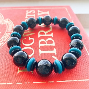 Agate Bracelet | Carved Bead | Gemstome Bracelet | Beaded Bracelet | Men Gift | Women Gift