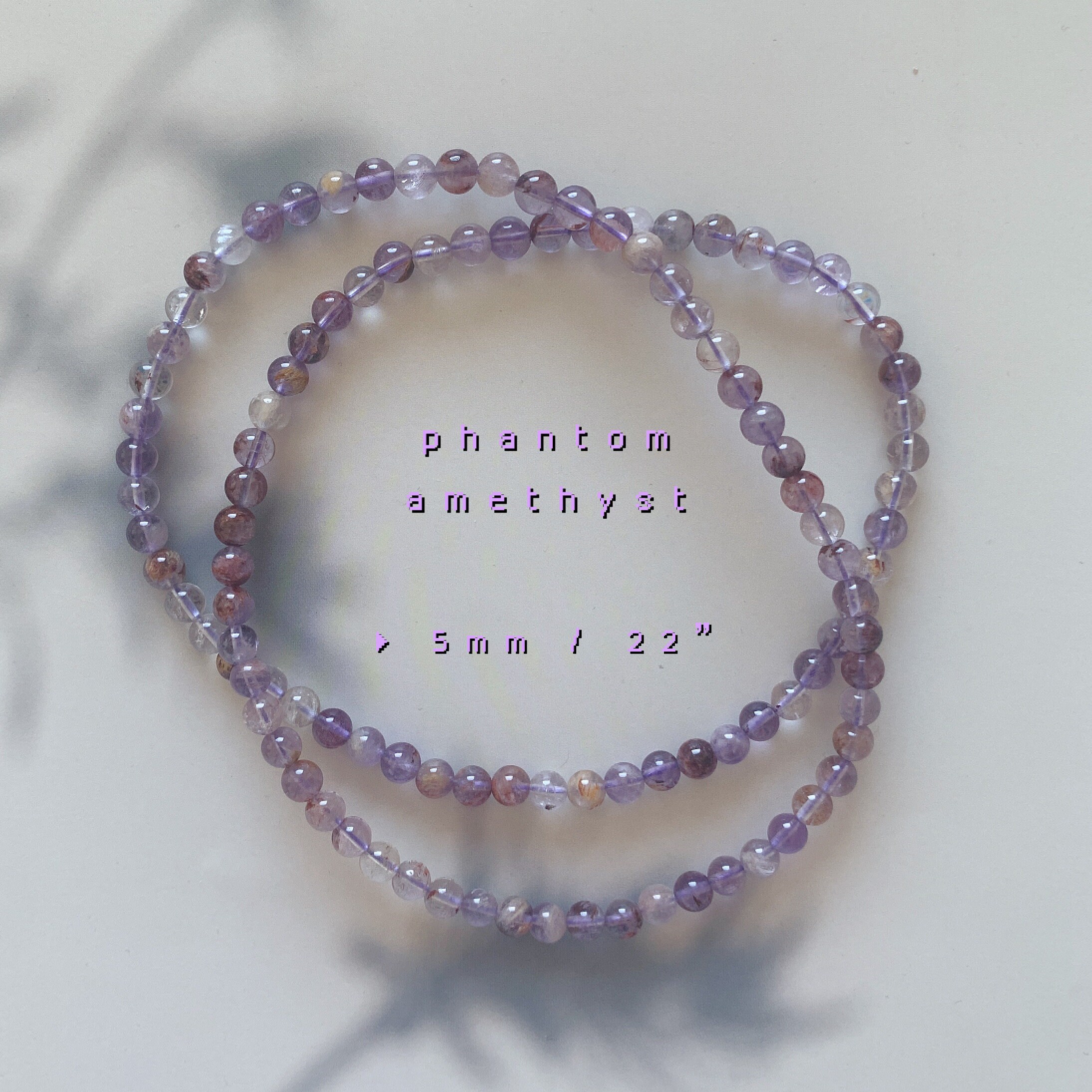 Amethyst Phantom Bracelet 紫幽灵手串 | Shopee Malaysia