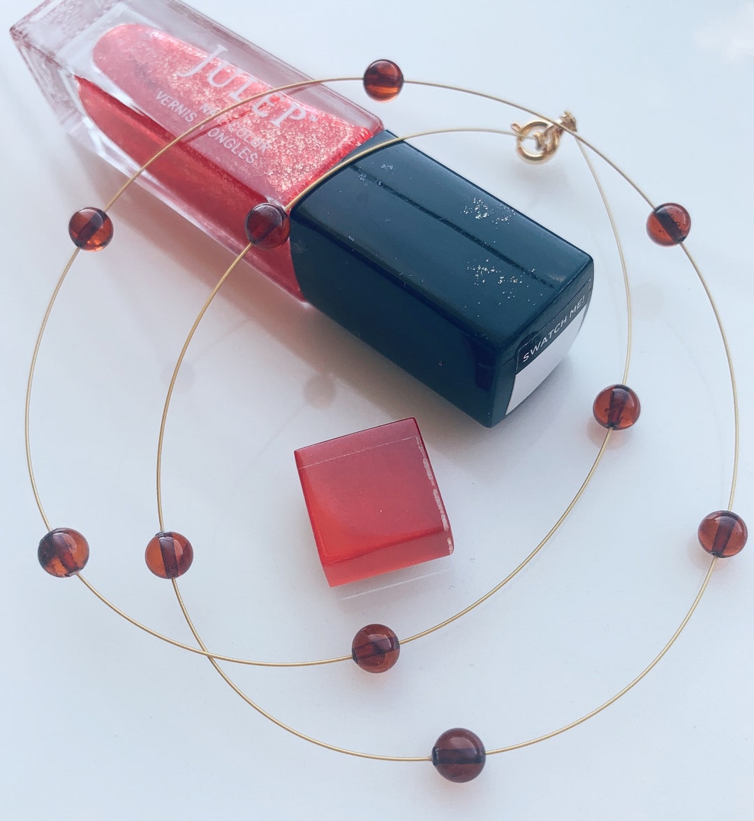 MagiSel Halloween Blut Halsketten Set - 2 Stück Fake Blood Schmuck Für Gruselpartys