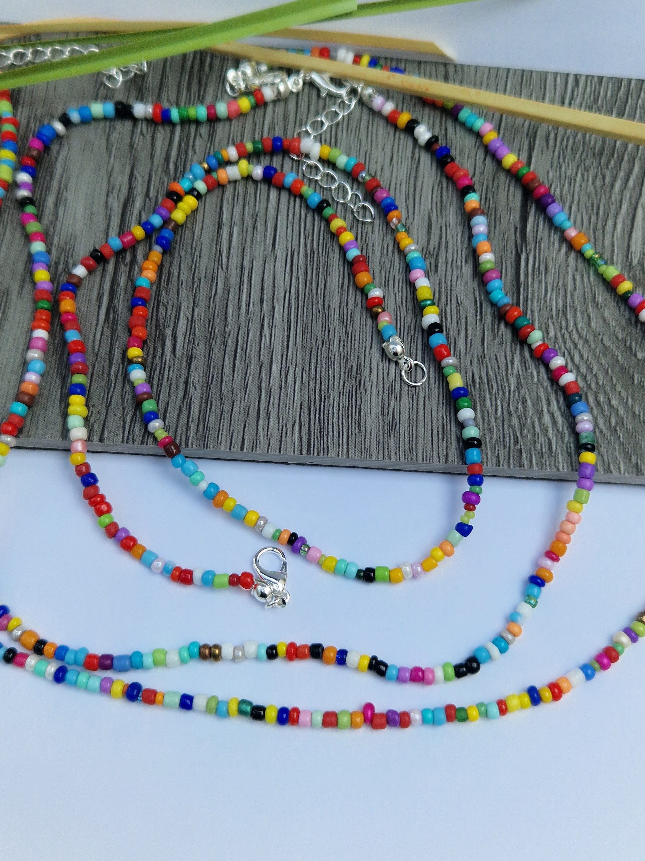 VVV☆SUMMER MIX SMILE BEADS NECKLACE 80_63cddd0f-1d21-4d02-a86e-