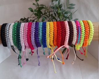 Macrame Knotted Bracelet, Macrame Bracelet, String Bracelet, Cord