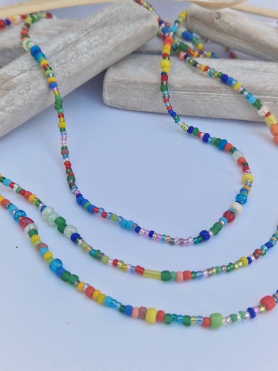 Single strand hotsell beaded necklace