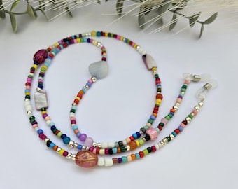 Glasses chain, Beaded glasses chain, Eyeglasses chain