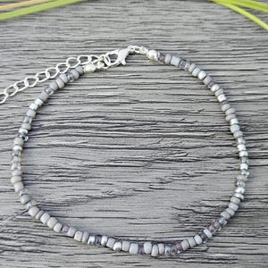 Armband/fotlänk med seed beads, 17 färger, Pärlarmband, Fotlänkar med seed beads, Enkelradigt armband i lager, färgglatt armband bild 7