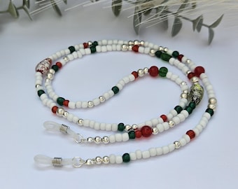 Glasses chain, Beaded glasses chain, Eyeglasses chain
