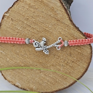 Squirrel bracelet, 24 colours, Silver Squirrel Bracelet, Macramé Tree bracelet, silver Squirrel charm, adjustable bracelet, squirrel charm