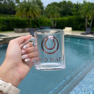 Glass Monat Mug