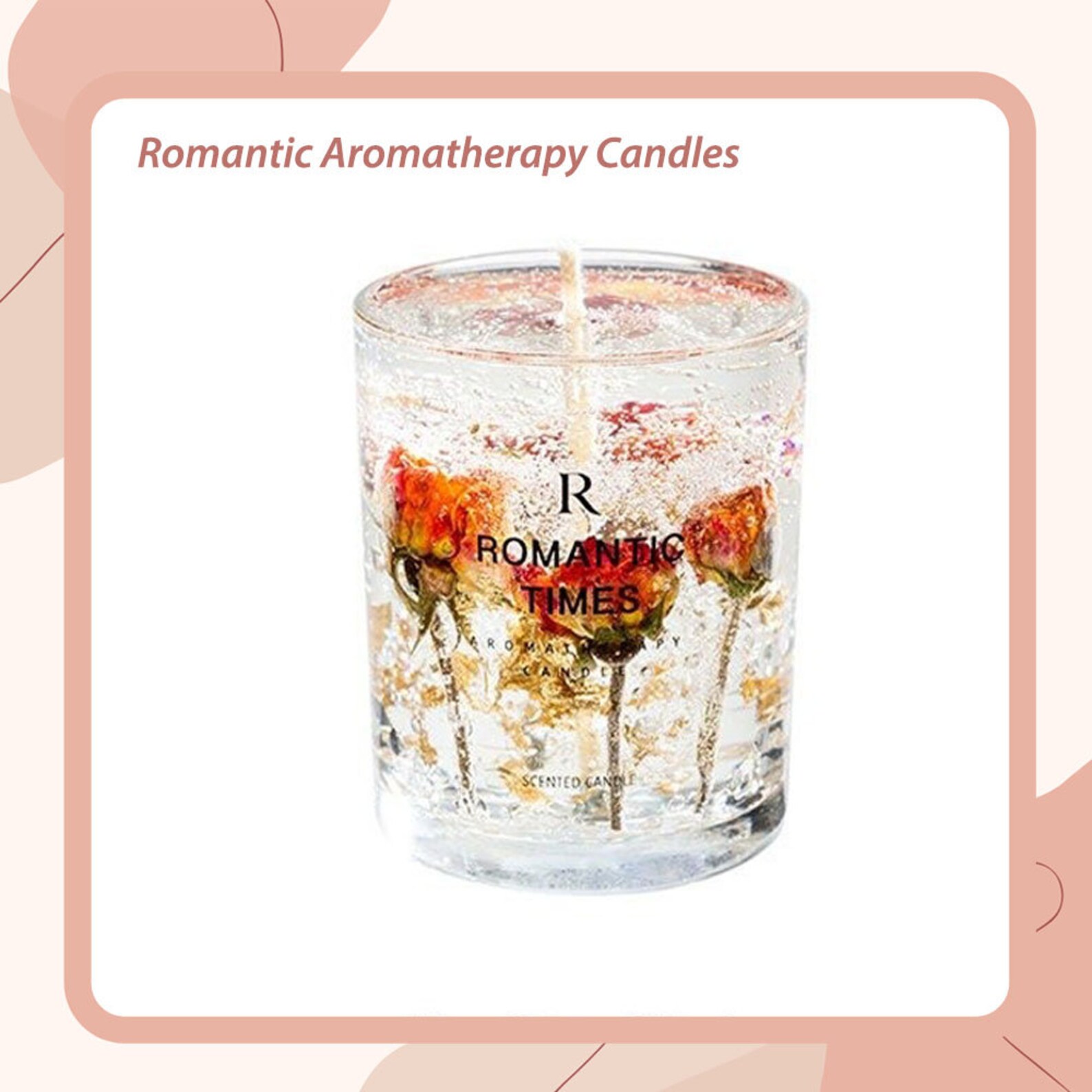 Romantic Scented Fragranced Candle Made With Essential Oils Etsy