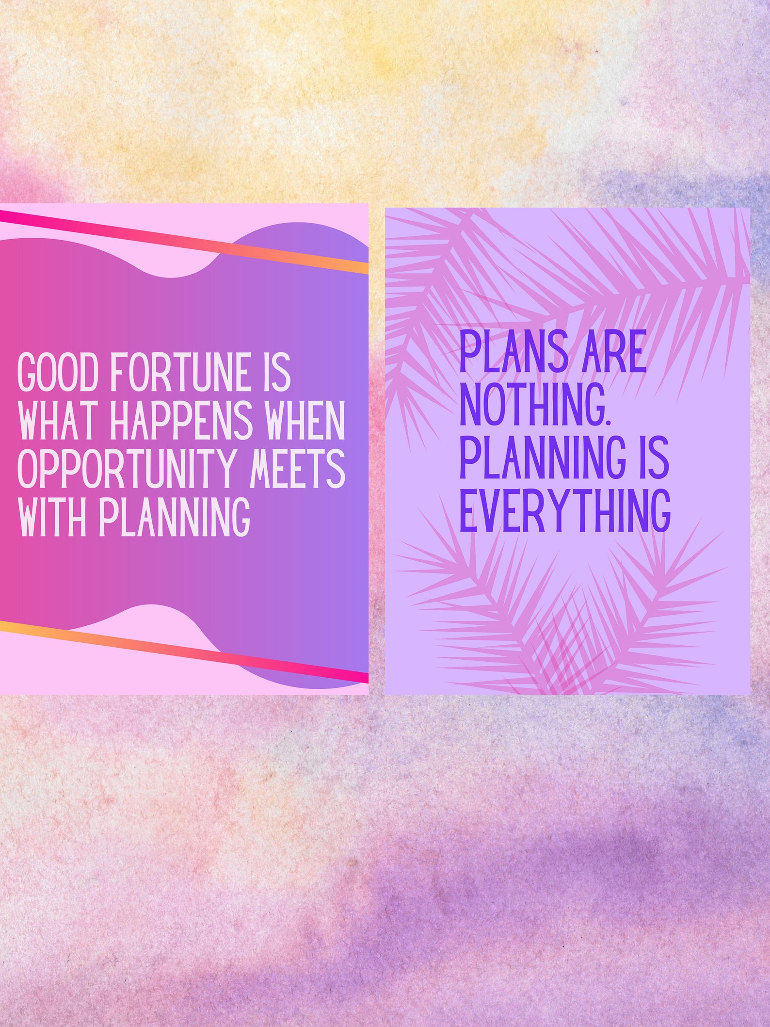 Planner cover printable 10 different styles with quotes Etsy