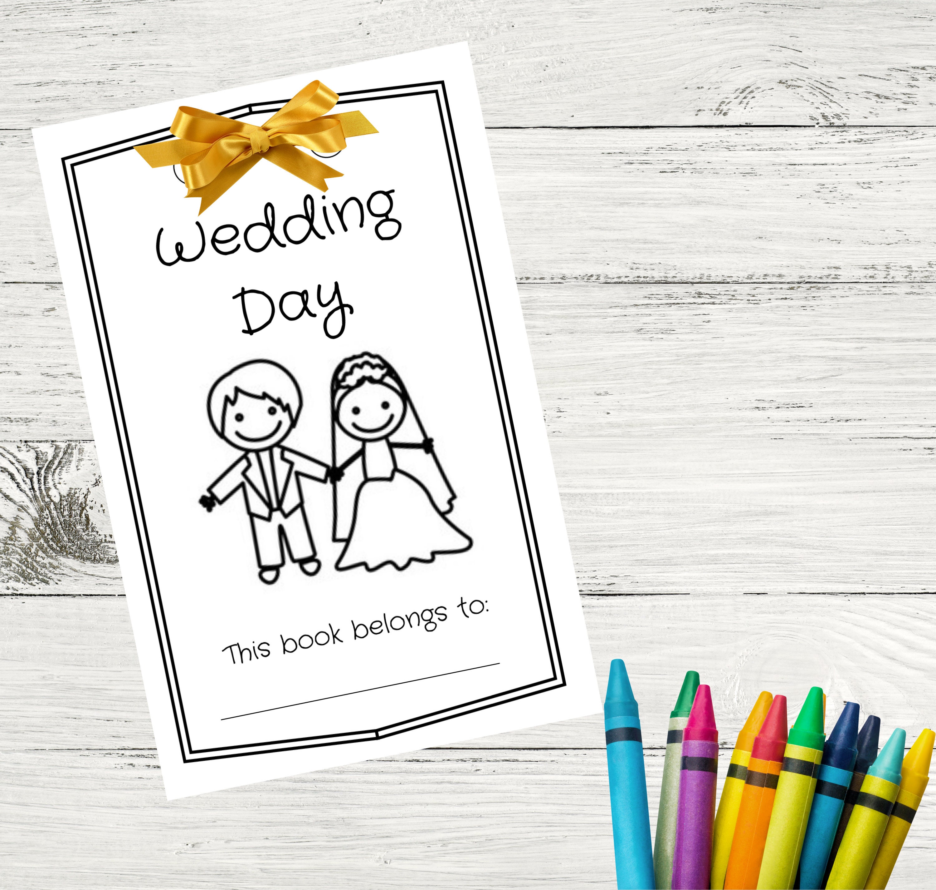 Kids Wedding Activities Printable Kids Wedding Favors Kids - Etsy