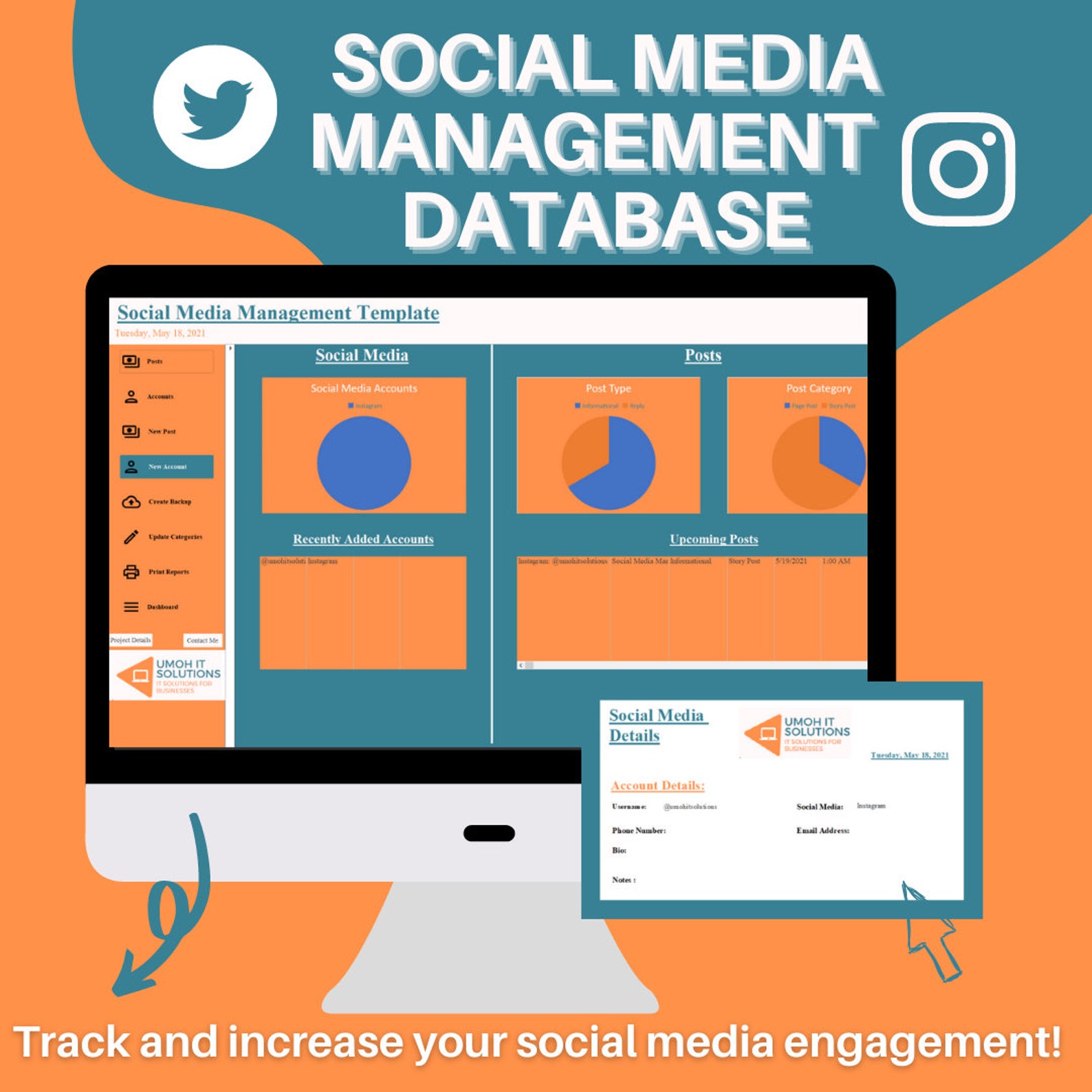 Social Media Management Software/Database Etsy