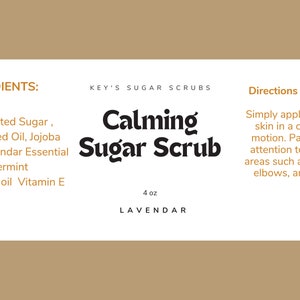 Brown Minimalistic Label Template