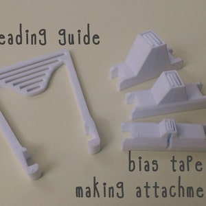 double-folded bias tape maker set 1", 1 1/5", 2" image 2