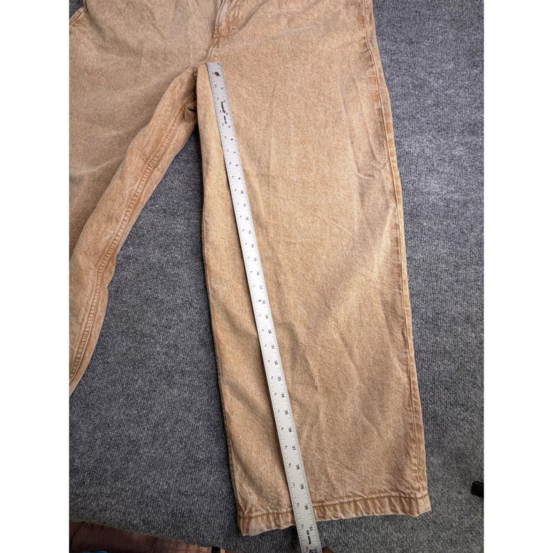 H&M Super Baggy Fit Coupe Ultra Baggy Denim 38x32 *Talón rasgado* Y2K Marrón claro imagen 6