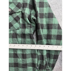 Veste en flanelle épaisse à carreaux Moose Creek, coton homme M, épaisse corvée verte image 3
