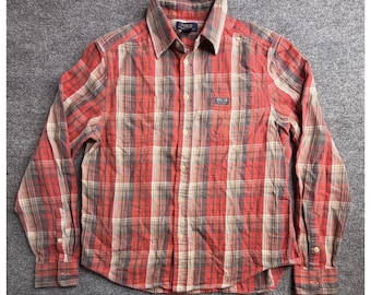 Polo Ralph Lauren Boys XL 18-20 Red Plaid Flannel Shirt Preppy Holiday Cozy